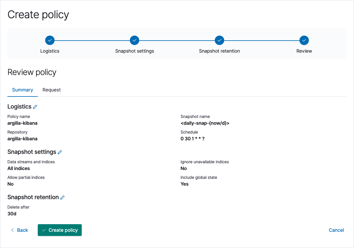 add policy